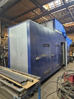 36" width x 36" D x 72" H Custom, batch oven, 450°F, 4-chamber, brand new