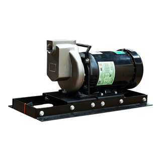 66 GPM @ 68' TDH, AMT #429N-98 Self-Priming Pump, Stainless Steel, w/ Base, 1", 2 HP