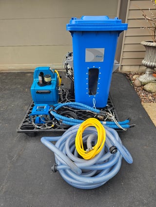 Nordson ProBlue 7 Liberty, Hot Melt adhesive setup with automatic granule feed system, 2022
