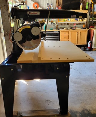 Original Saw Company #3536, 14" Heavy Duty Radial Arm Saw