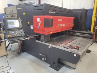 Amada #LC1212-IV-NT, 4000 watt laser, 50" x 50" cutting window, replaced mirrors, 2011