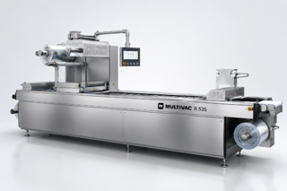 Multivac #R535, automated thermoforming packaging system w/ computer, 2021