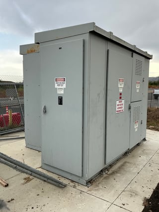15 KV MCM Engineering #VR-15100-12, NEMA 3R Outdoor Switchgear, 1200 Amp Vacuum Breaker, Primary Metering