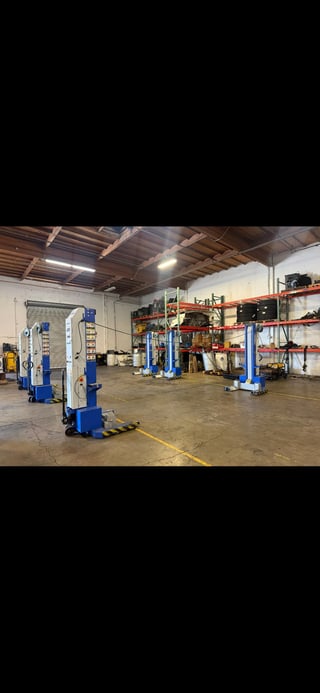 iDEAL #MSC-18K-X-6108, Mobile Column Vehicle Lifts, Set of 6