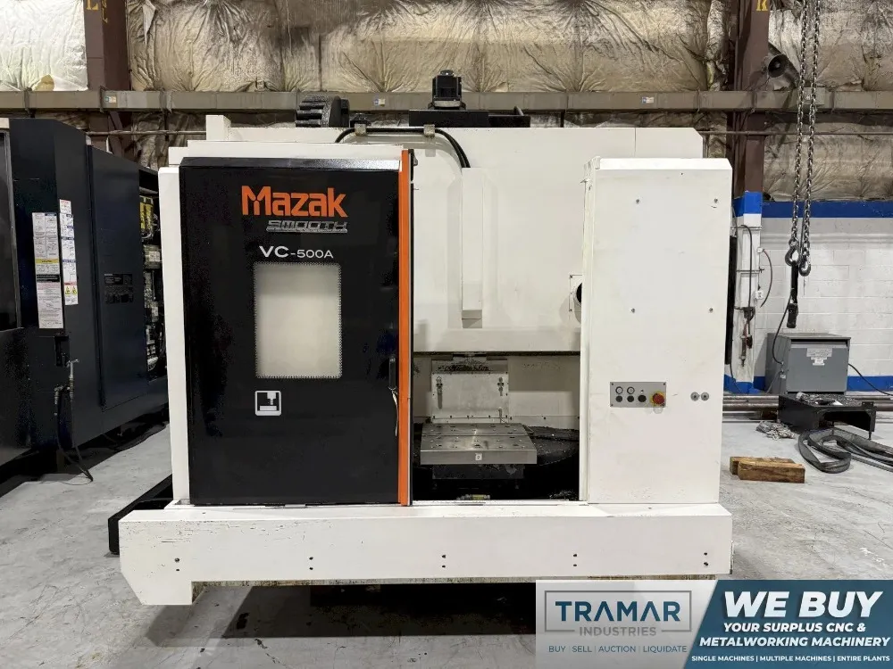 Mazak #VC-500A, CNC Vertical Machining Center, 22.8" X, 19.8" Y, 20" Z, 12000 RPM, 40 automatic tool changer