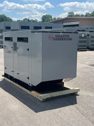 96 kW Gillette #SP-960 Standby Diesel Generator, sound attenuated enclosure, 277/480 Volts, 0 Hours, 2026
