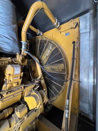 1000 KW Caterpillar #3508B, diesel generator set, 457 hours, 277/480 Volts, 3-phase, 12 Wire, sound