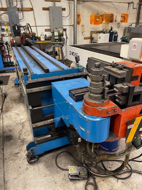 1.5" Sanco #SB-38, CNC-DR-E-R-IDC, tube bender w/ electronic bending, tooling, 2017