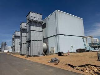 196 MW ABB #GT11C/GT11D, Gas Turbine Generator Block, EM Air-Cooled, 4 units