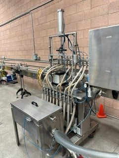 ACASI #PI-3100, Automatic Inline Piston Bottle Filling Machine, 2016