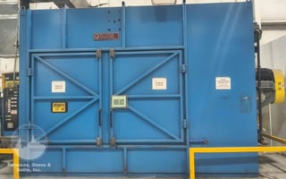 120" width x 65" L x 65" H Wisconsin Oven Corp, gas fired batch oven, 1000°F, excellent condition