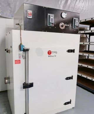 37" width x 48" H x 37" L Blue M #HS-362-F, Friction-Aire Class 1, Group D Cabinet Oven, 300°F, Electric, (2
