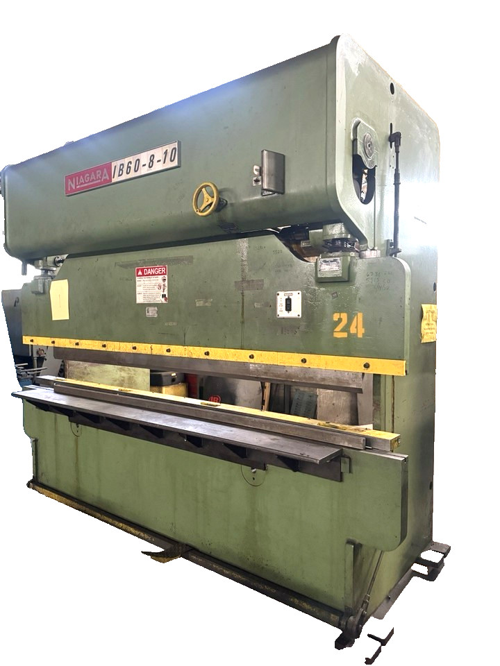 Niagara #IB60-8-10, Mechanical Press Brake, 10' overall
