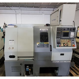Hyundai Kia #SKT100, CNC turn center, Fanuc Series OiTC, 21.7