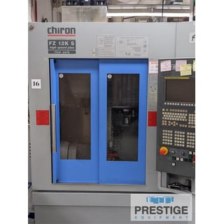 Chiron #FZ-12K-S, 5-Axis vertical machining center, Fanuc 31iA