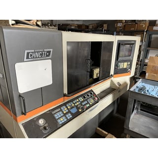 Hardinge #CHNC-II, CNC turret lathe, Fanuc Control, 8 station
