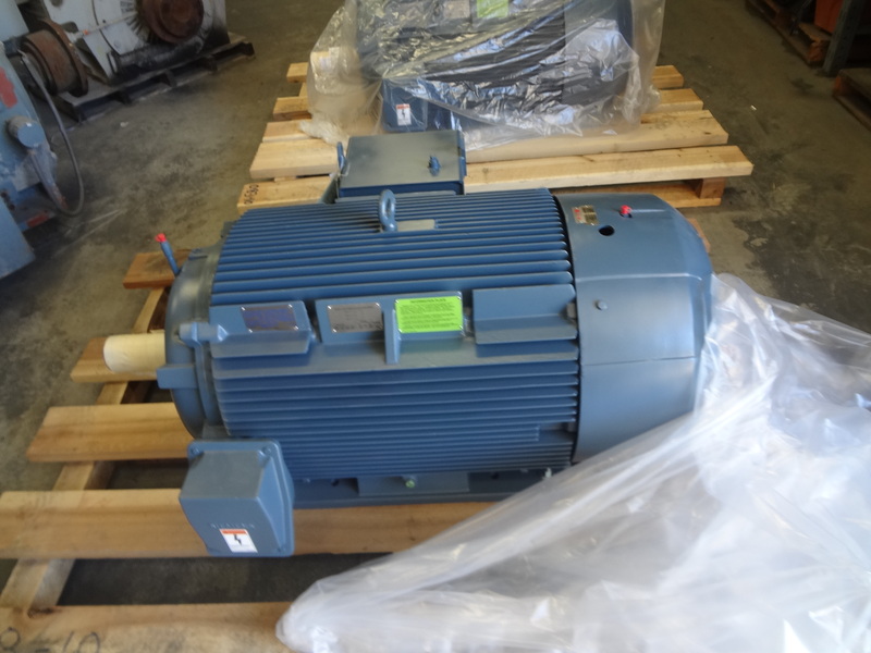 250 HP 1800 RPM General Electric /SIE, Frame 449T, TEFC, BB/RB, new ...