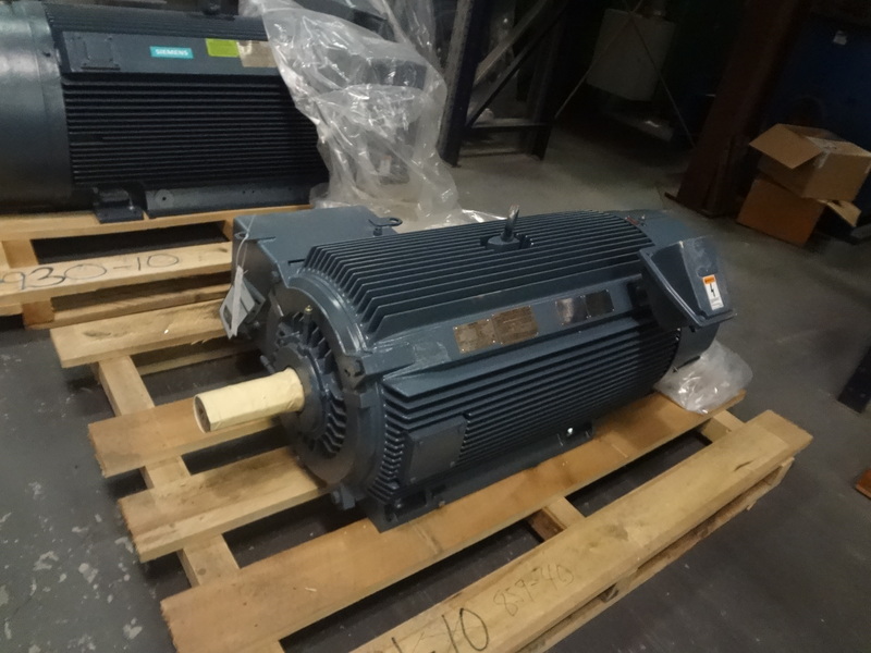 350 HP 1800 RPM Siemens / GE, Frame 449T, TEFC, new, 2300/4000 Volts (2 ...