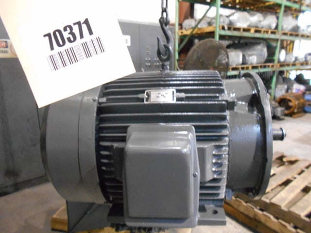 60 HP 3600 RPM Reliance, Frame 364TDZ, TEFC, rebuilt, 460 Volts