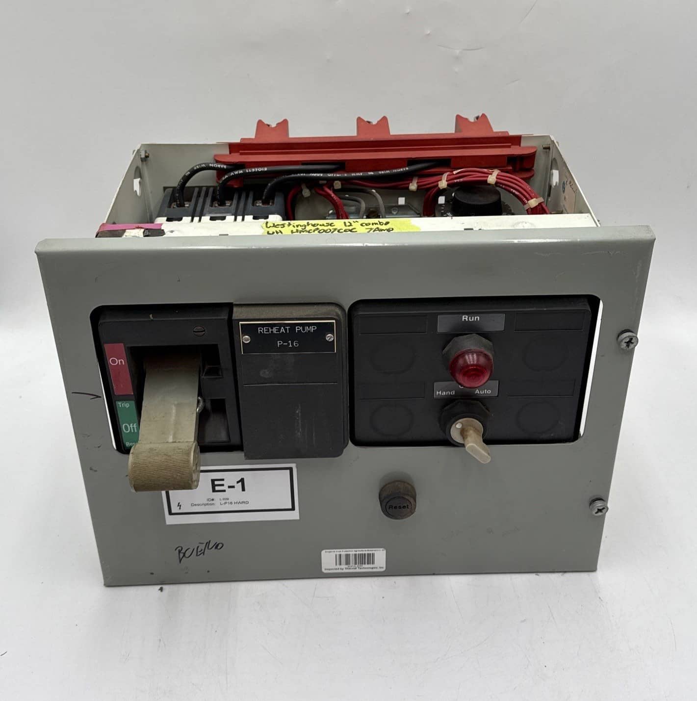 Eaton #Freedom-2100, 12", 7 Amp, Combo MCC Bucket Size 1 Starter HMCP007C0C