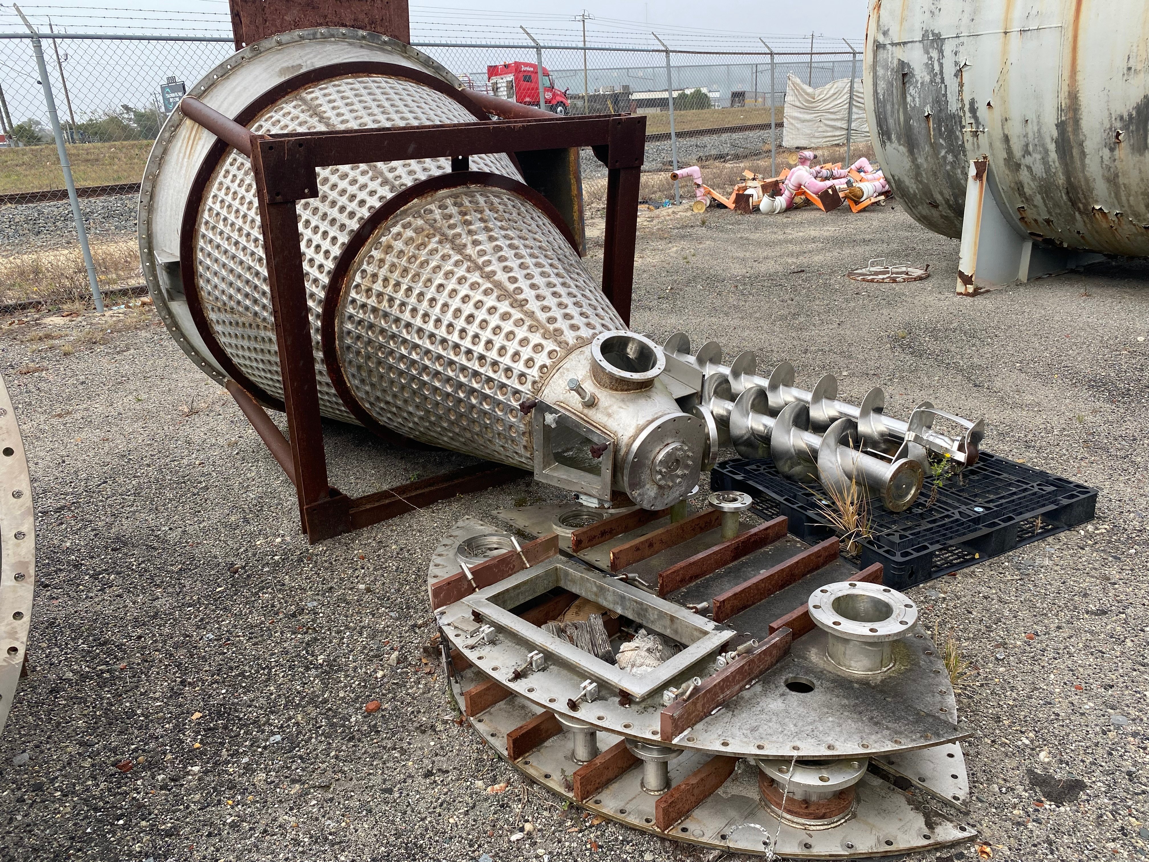 70 cu.ft. J.h. Day #MBX700, Stainless Steel Nauta Vacuum Dryer/Mixer, 125 psi @ 353&deg;F jacket, FV internal, 2