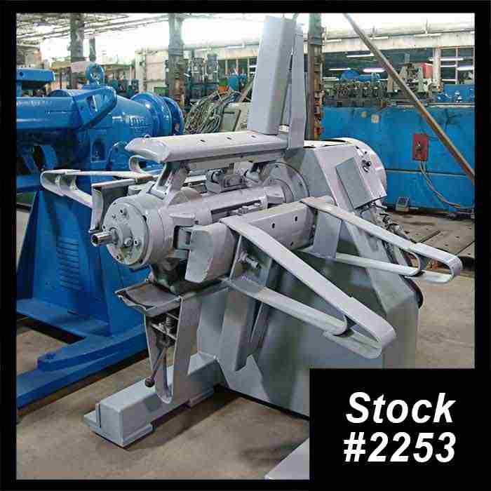 6000 lb. Egan #M601-20, single uncoiler, 20" width, 60" outside dimensions, 16"-20" ID,clearance, #2253