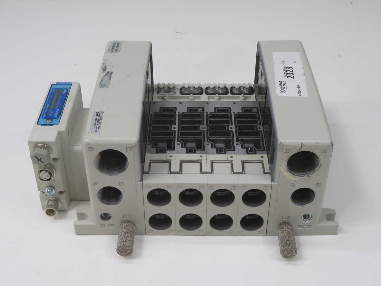 SMC #VV5QC41-04C12FSEAN-X132, VQC manifold, 4/5 port solenoid valve