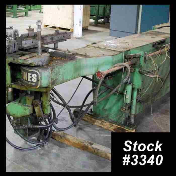 1-1/2" x .120" Pines #1, horizontal tube bender, #3340