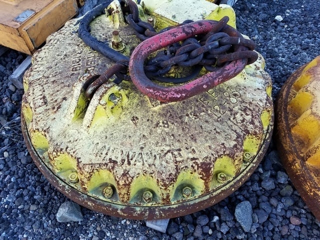 55" Magnatech scrap handling magnet, used