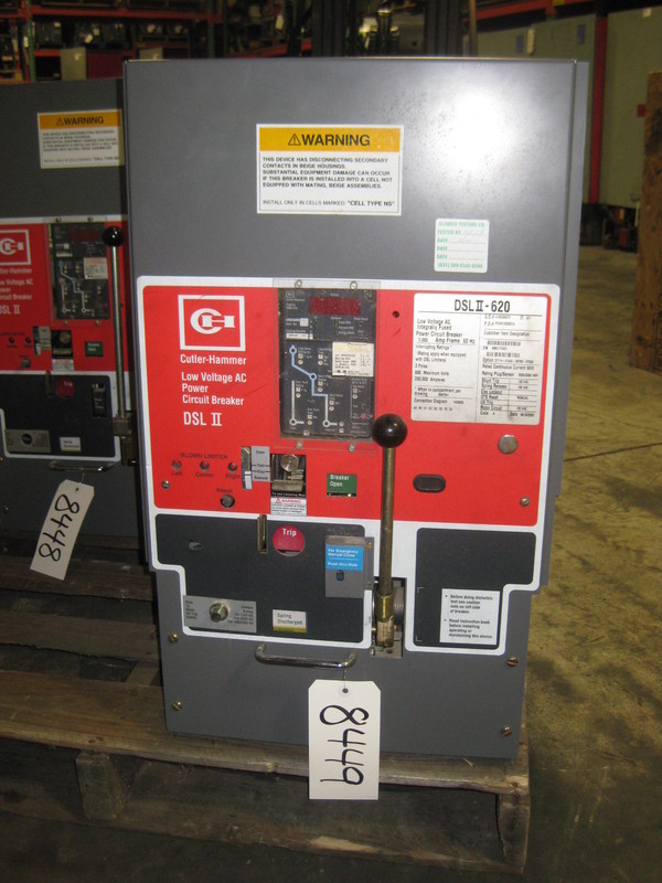 2000 Amps, Cutler-Hammer, DSLII-620