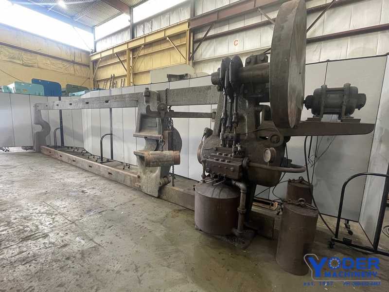 250 Ton, Chambersburg wheel press, 24 stroke, 3 stage pump, 12" cylinder diameter, #57698