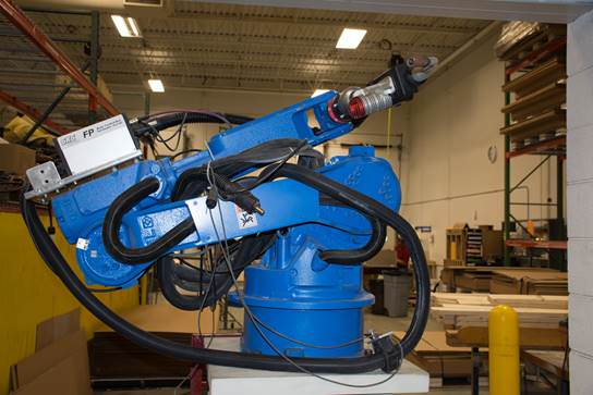 Flex Arc Welding Cell, IRB 2600, 72.83" reach, IRC 5 Control, Mig weld, package, rotary table, 2012, #28946