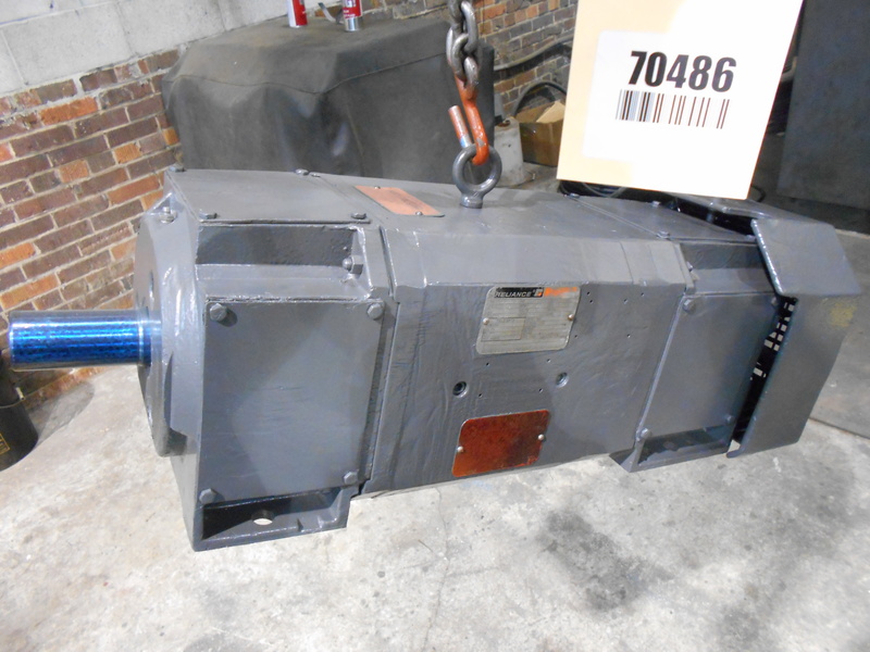 7 HP 1800/2300 RPM Reliance, Frame 2113ATZ, TEFC, rebuilt, 500VA, 300VF