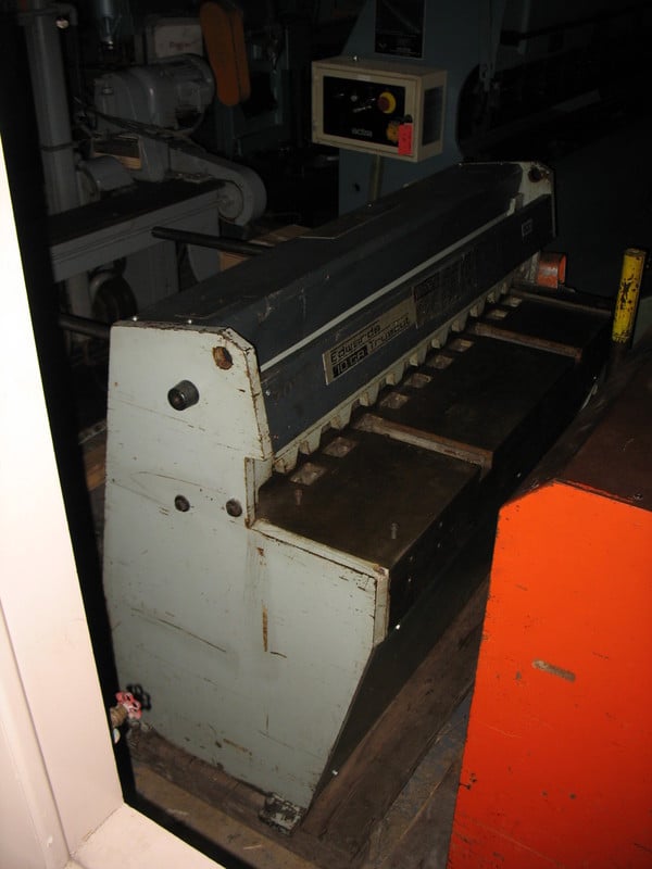 10 gauge x 4' Edwards 3.25/1250DD, electromechanical, 24" manual back