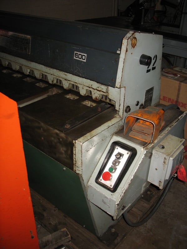 10 gauge x 4' Edwards 3.25/1250DD, electromechanical, 24" manual back