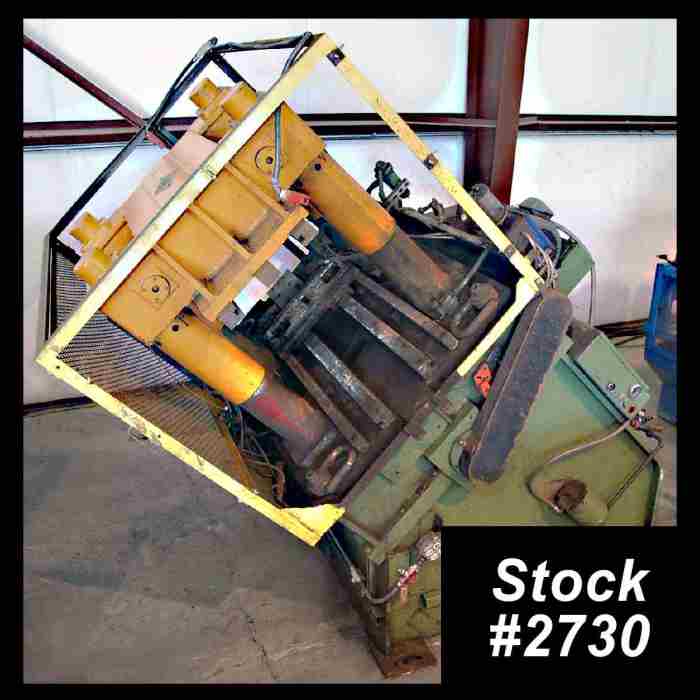 5" Alpha #50-187-120, .250" wall, 4-post flying cut-off, #2730
