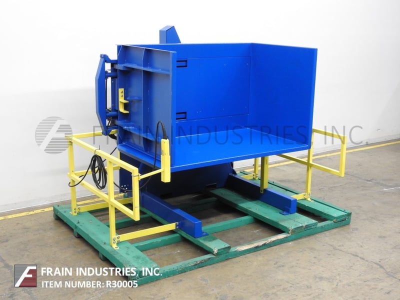 Cherrys Industrial #SC86P, Hydraulic Pallet Inverter, free standing, single clamp, 4400 lb. load capacity