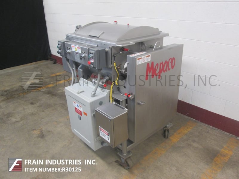 Mepaco #170, 304 Stainless Steel dual trough jacketed ribbon blender ...