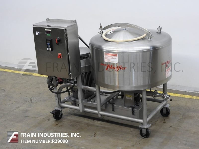 Breddo #LOR, 100 gallon, Stainless Steel, jacketed, high shear liquefier, 22" OD man way with flip top bolt