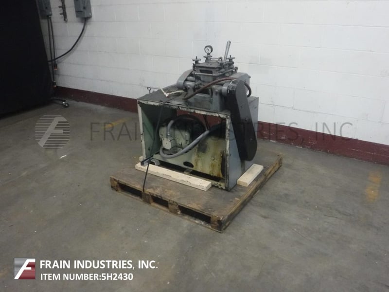 Baker / B P Process #3/4 Gal., jacketed, carbon steel, double arm, sigma blade mixer, 2 HP, 3/4 gallon