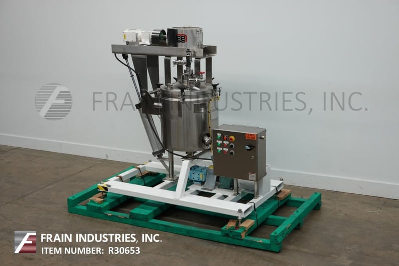 30 gallon Lee, 304 Stainless Steel jacketed kettle, 20" diameter x 20" deep, temperature probe, flush mount