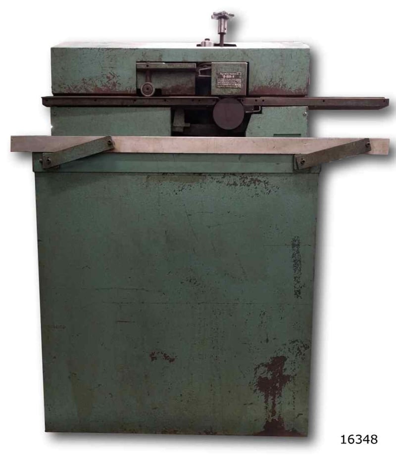 Falls #111, straight edge deburring, 24 gauge to 1/4" thk, 1/2" to 48" w, 4" to 120" L, 1/4 HP, 115 V.