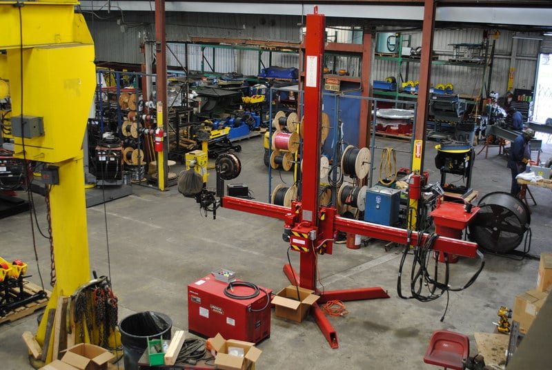 10' x 10' Manipulator, Lincoln electric subarc system DC-600, NA-3.Flux vacuum