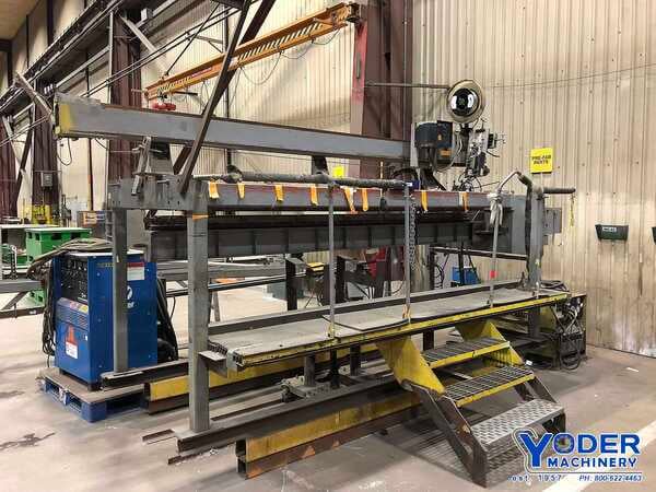 8' Jetline #SW-3, seam welder, 96" throat, Hobart Mig 650-RV-S power supply, #70094