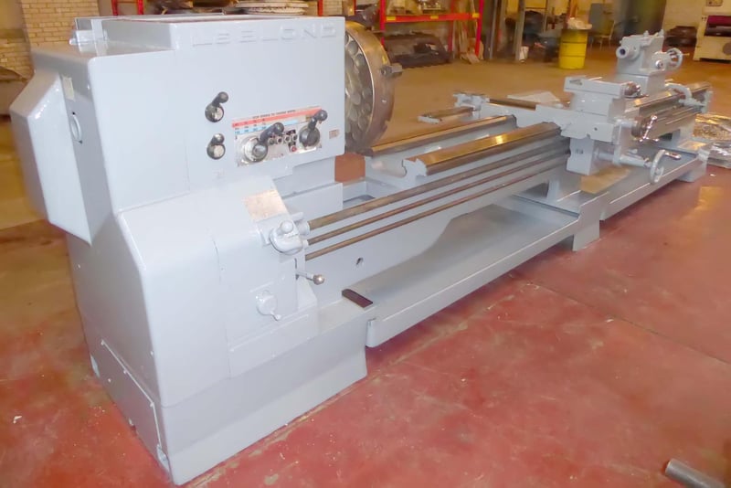 26" x 132" LeBlond #Regal, gap bed engine lathe, 32" swing x 9" gap, 19" swing over carriage, taper, 4-jaw