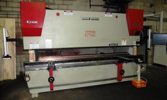 175 Ton, Accurpress Edge #417512, CNC hydraulic press brake, 12' overall, 126" between housing, new, #3250