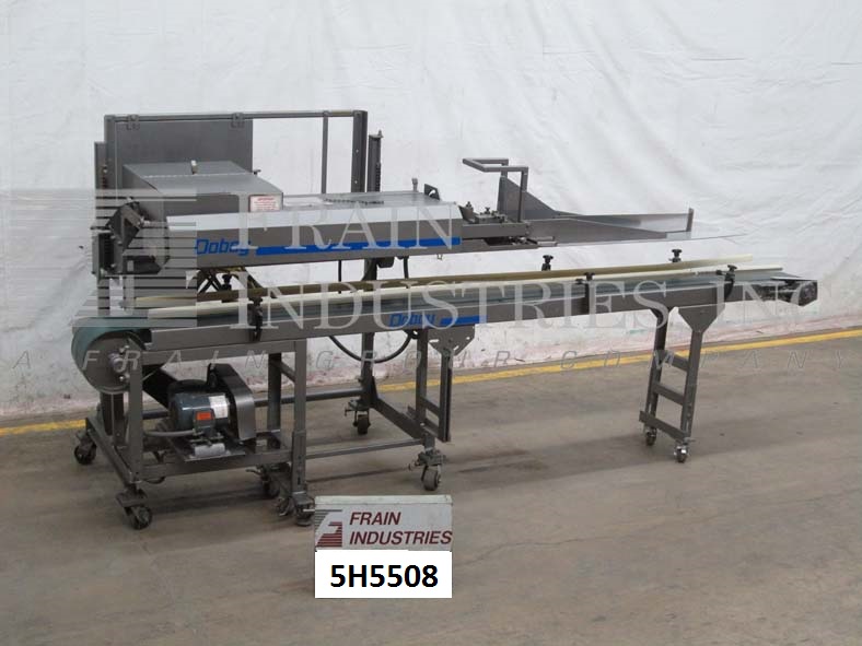 Doboy #CBS-CH, right to left continuous chain fed band sealer rated from 0-425" per minute, flip up safety