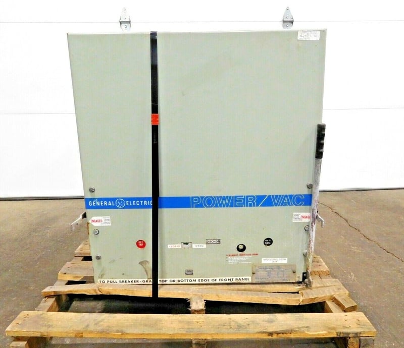 3000 Amps, General Electric Power Vac, VB-13.8-1000-3, 15 KV, 125 VDC ...