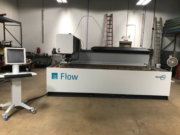 Flow #IFB-612, Dynamic Waterjet, 6' x 12', 50 HP, 60000 PSI, Flowmaster controller, 2006