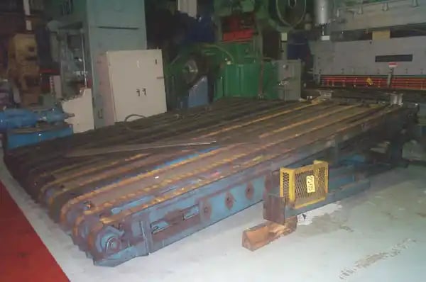 Continental, 12' x 1-1/4"cap., 11 steel belts, 20 HP, raise feature for reverse feed